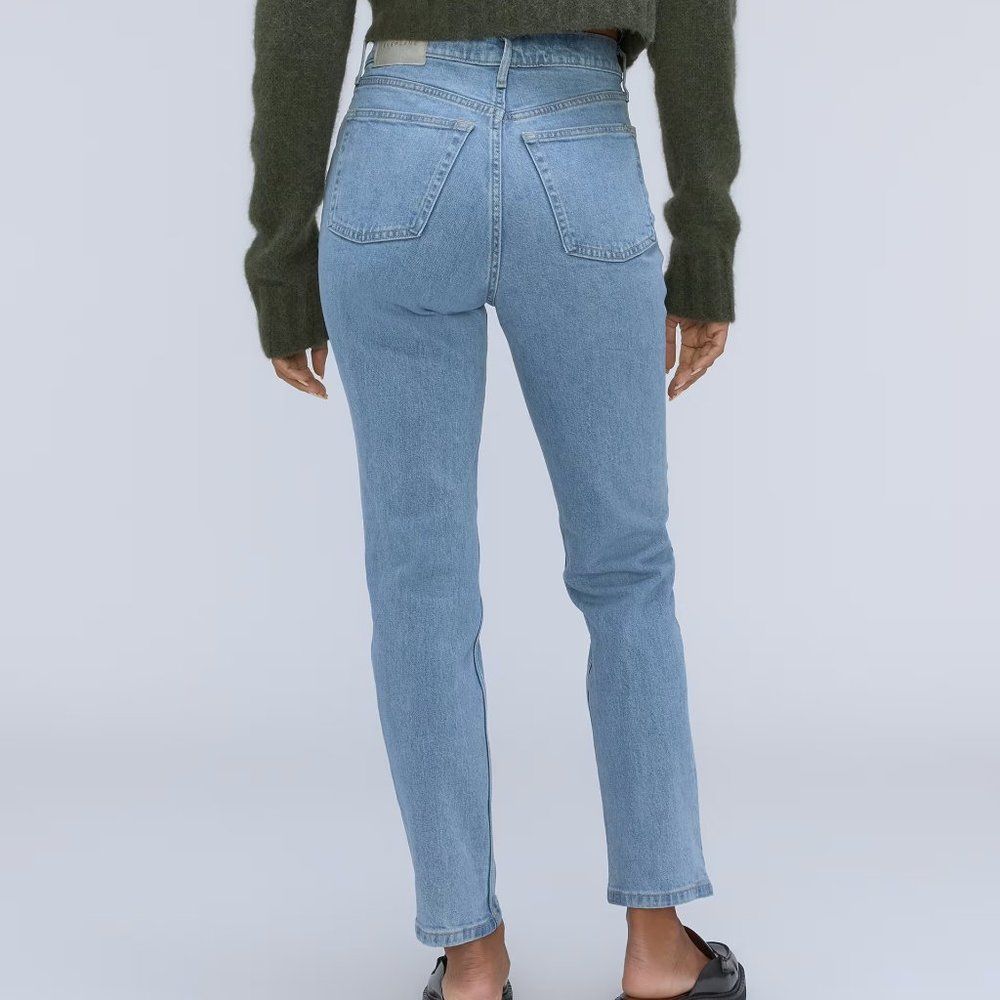 Everlane The Cheeky Jean Size 24 Stone Washed Sky Light Wash Blue